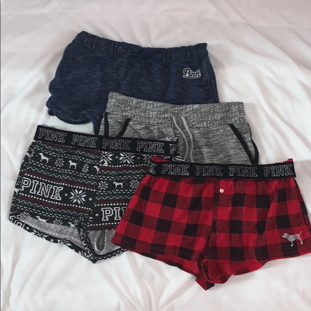 pink pajama shorts